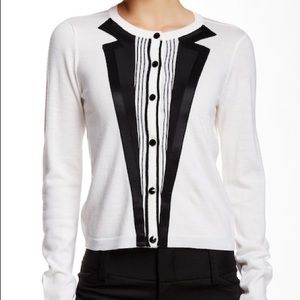 Alice + Olivia tuxedo cardigan